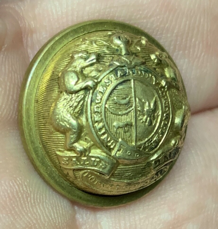 Missouri Militia Civil War Coat Button