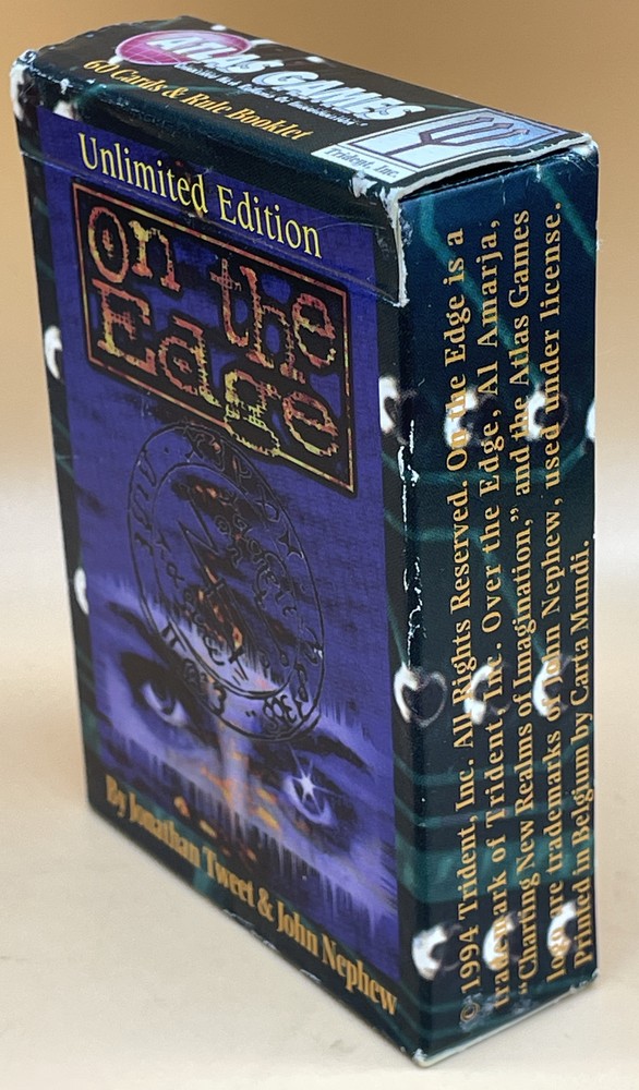 On The Edge Atlas Games CCG Starter Deck Bundle x6 1994 Boxed Set