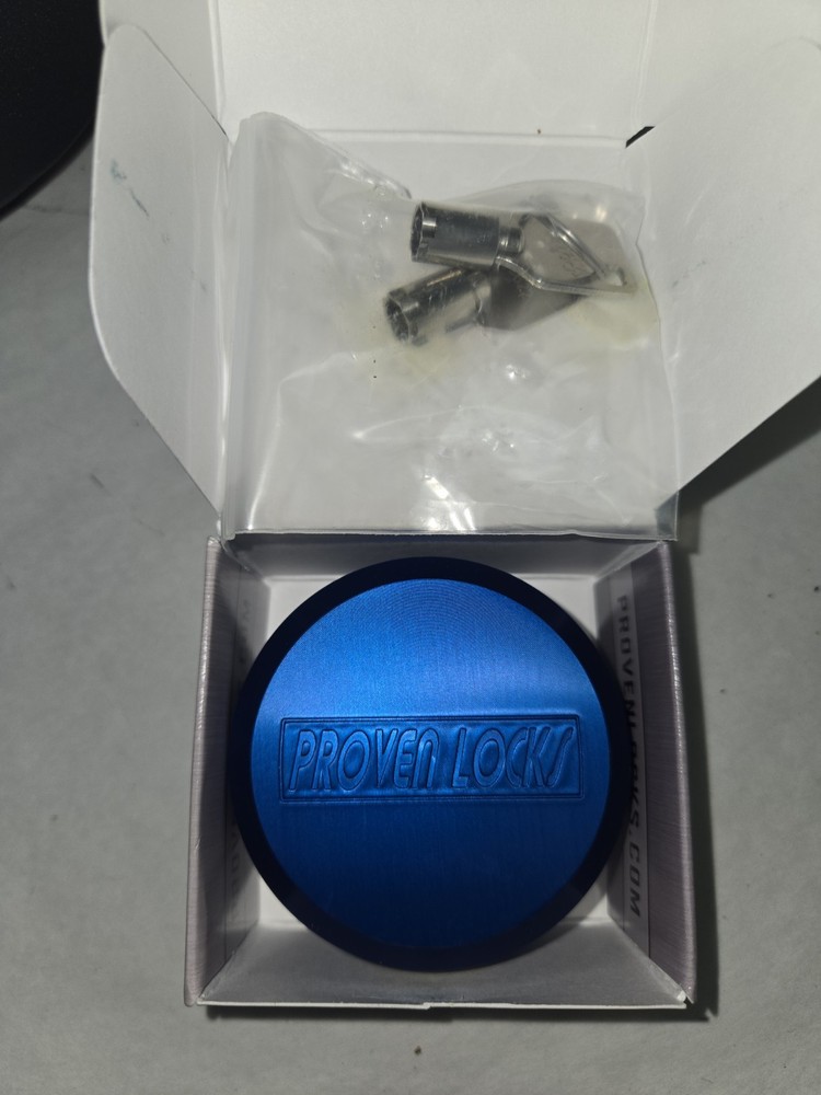 Proven Industrys High Security Coupler Lock Model 2516 Blue