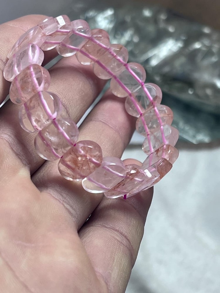 Top Quality Gemstone Rose Quartz Stretchable Handmade Bracelet