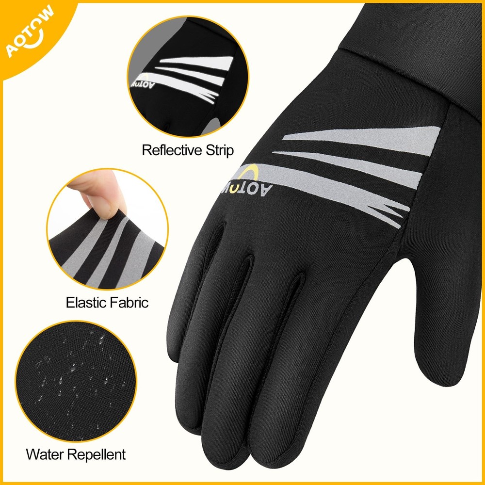 Kids Winter Thermal Touchscreen Gloves Windproof