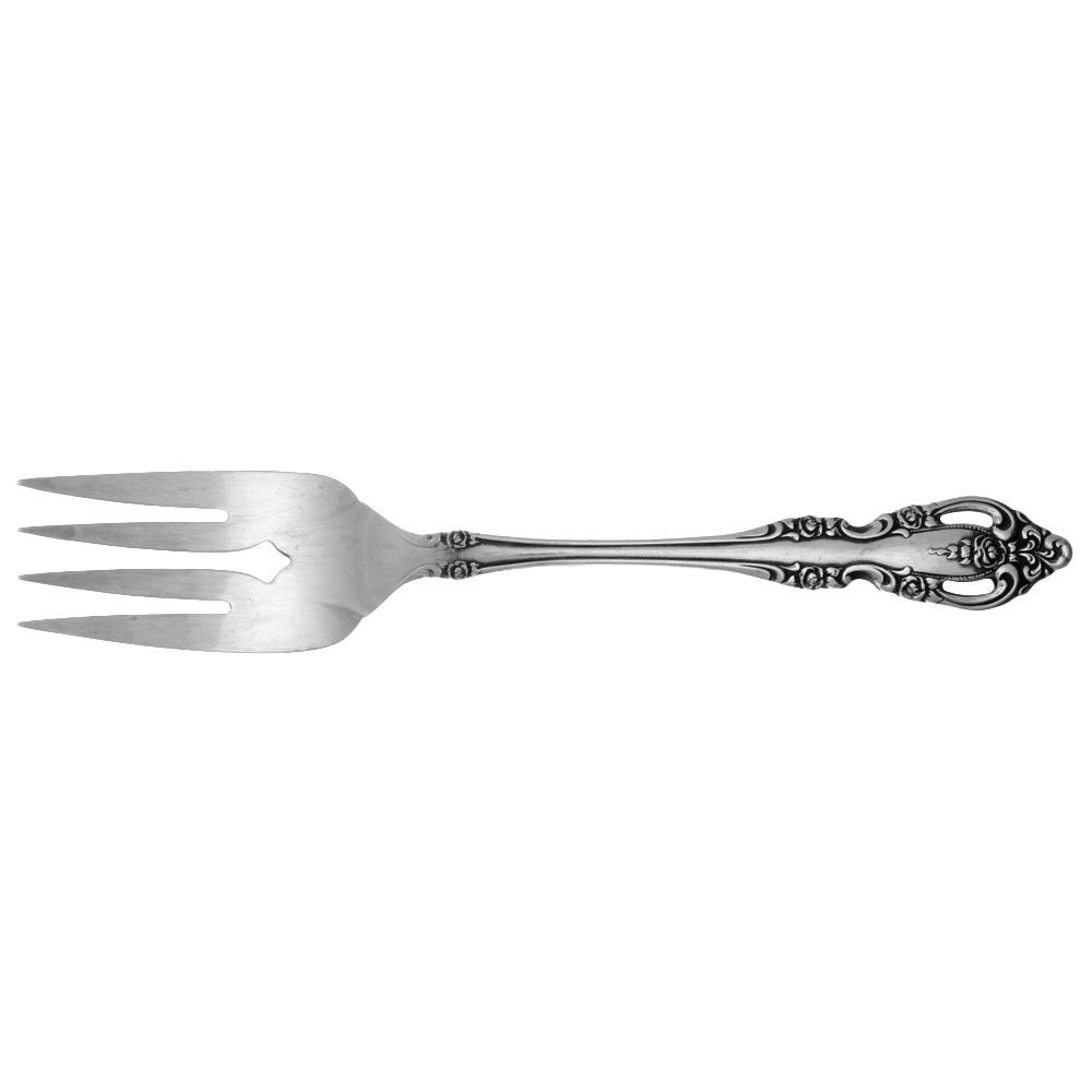 Oneida Silver Brahms Cold Meat Serving Fork 489304
