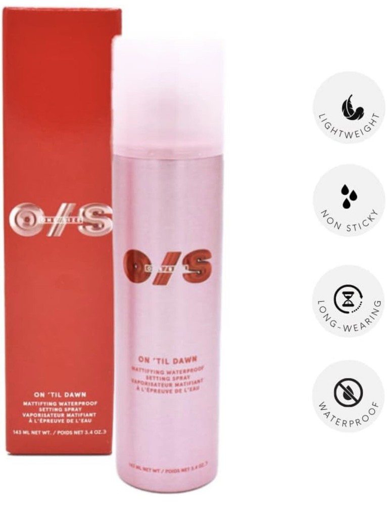 ONE/SIZE On 'Til Dawn Mattifying Waterproof Setting Spray, FULL SIZE 3.4oz