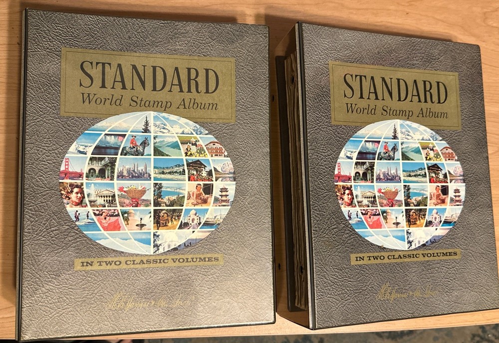 🌟 Standard World Harris Masterwork Stamp Albums Collection w/Stamps Please Read