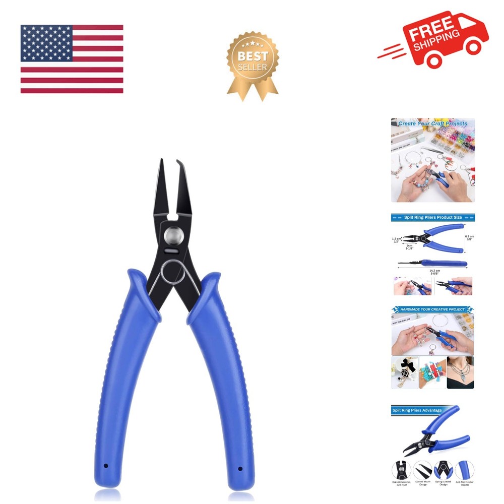 Split Ring Opener Tool - Keychain Pliers for Jewelry Making