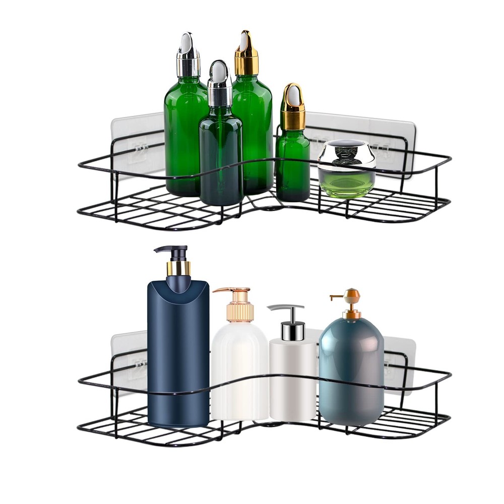 8 Pack Shower Caddy Adhesive for Replacement, Strong Transparent Adhesive for...