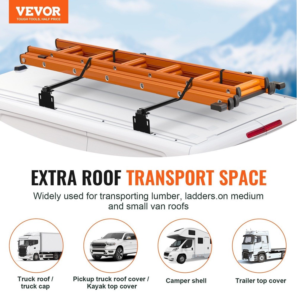 Secure-Mount 500lb Ladder Rack with Vibration Control