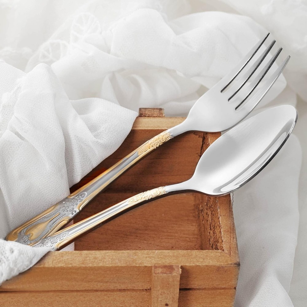 Silverware Set Limited Edition – 20 Piece Flatware Set – Cutlery Set for 4 – Sil