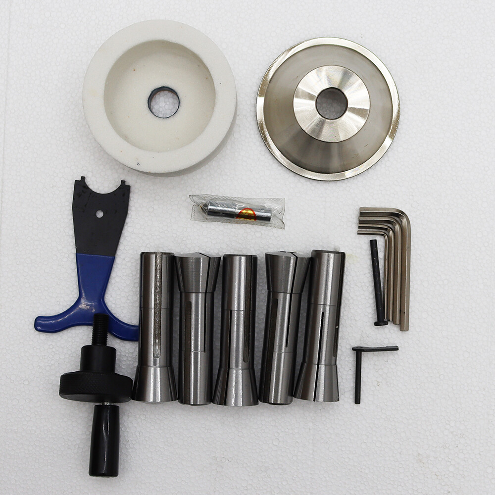 220V Multi-function Sharpener Grinder End Mill Lathe Drill Bit Tool R8 Collect