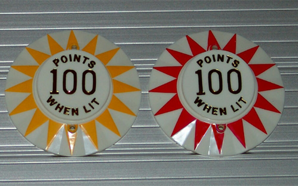 Bally Knockout Pinball Machine POP BUMPER CAP SET