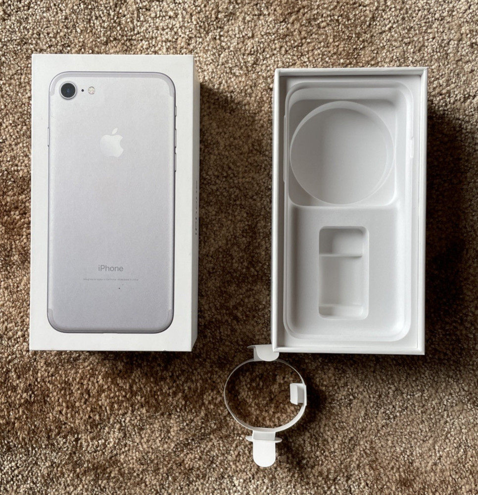 Original Apple iPhone 7 32GB Silver EMPTY BOX ONLY