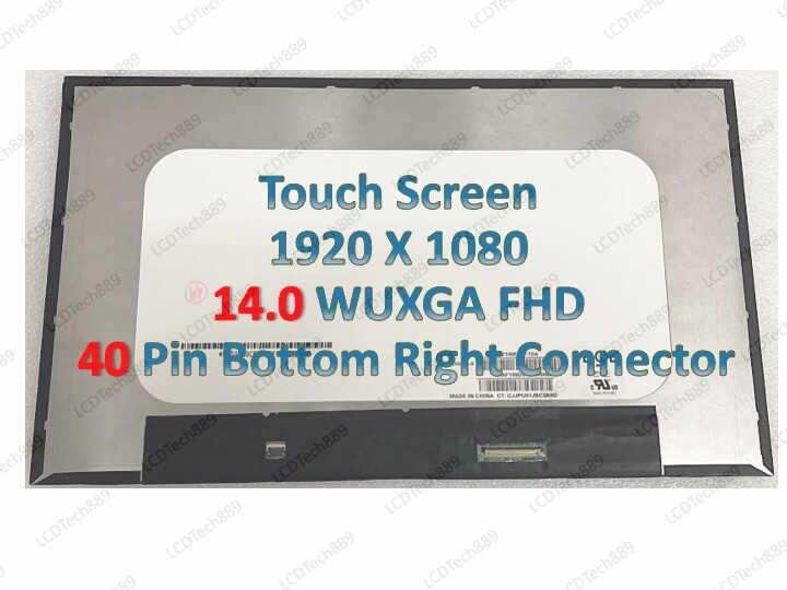 LP140WFB-SPF4 LP140WFB(SP)(F4) 14" IPS Touch LED LCD Screen with Touch Function