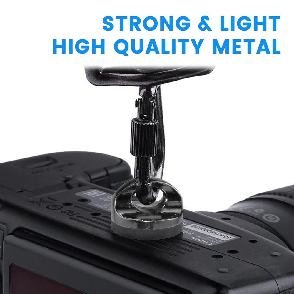 1/4" Camera Neck Strap Screw Holder, SDTC Tech 2 Pack 1/4-20 Thread Camera...