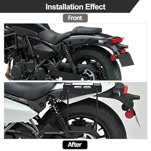 Saddle Bag Support Brackets Motorcycle Side Luggage Eliminator SE 500(Left)