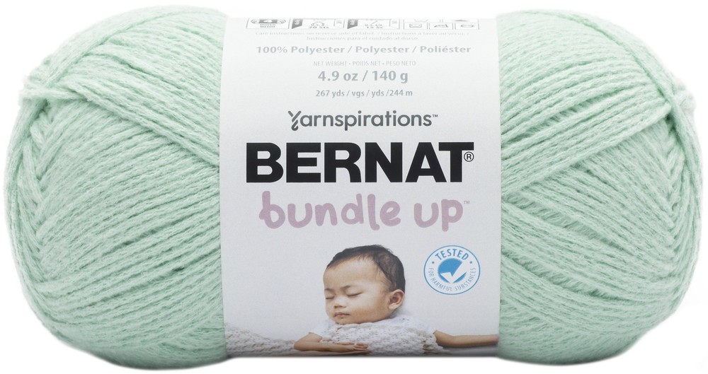 Bernat Bundle Up Yarn-Green Mist