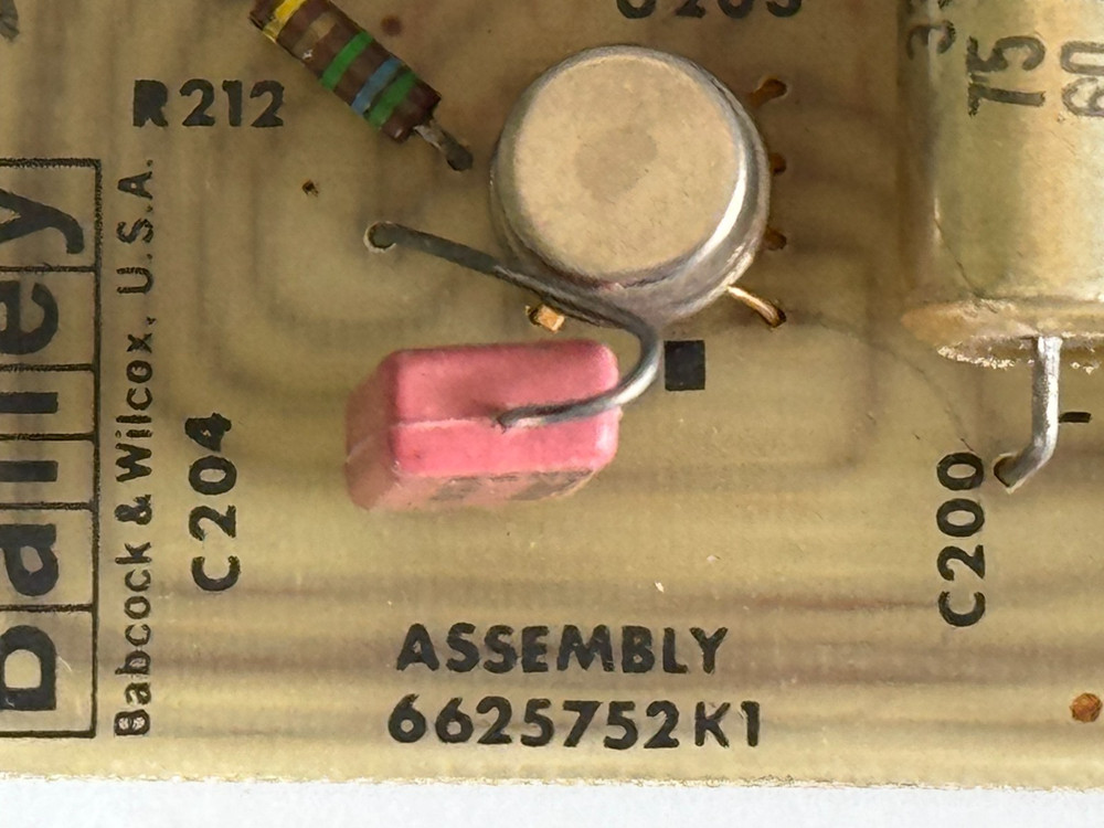 USED Bailey 6625752K1 Circuit Board