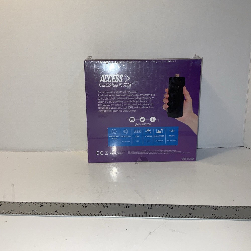 Azullc Access4 Fabless Mini Pc Stick - NEW IN PACKAGING
