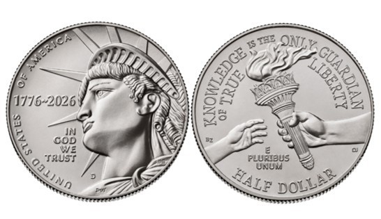 2026-D Enduring Liberty Half Dollar $10 Roll BU / OBW ROLLS
