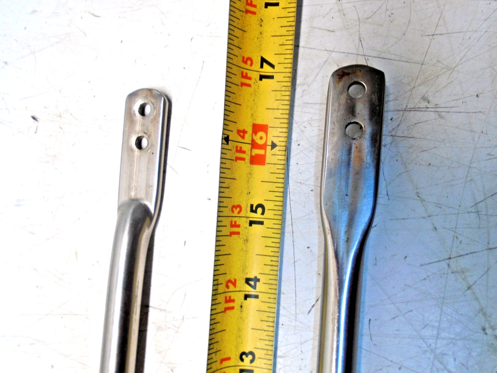 O2a WINDSHIELD SUPPORT BRACKET Boat Marine Brace Window Pair 17"