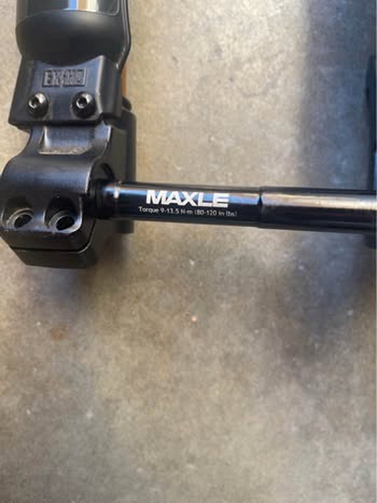 Wolf E-SPEC Suspension Bicycle Fork Maxle Axle Black 1 Item Part Type Fork