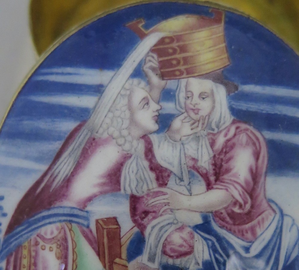 Vintage Erotic Enamel Box
