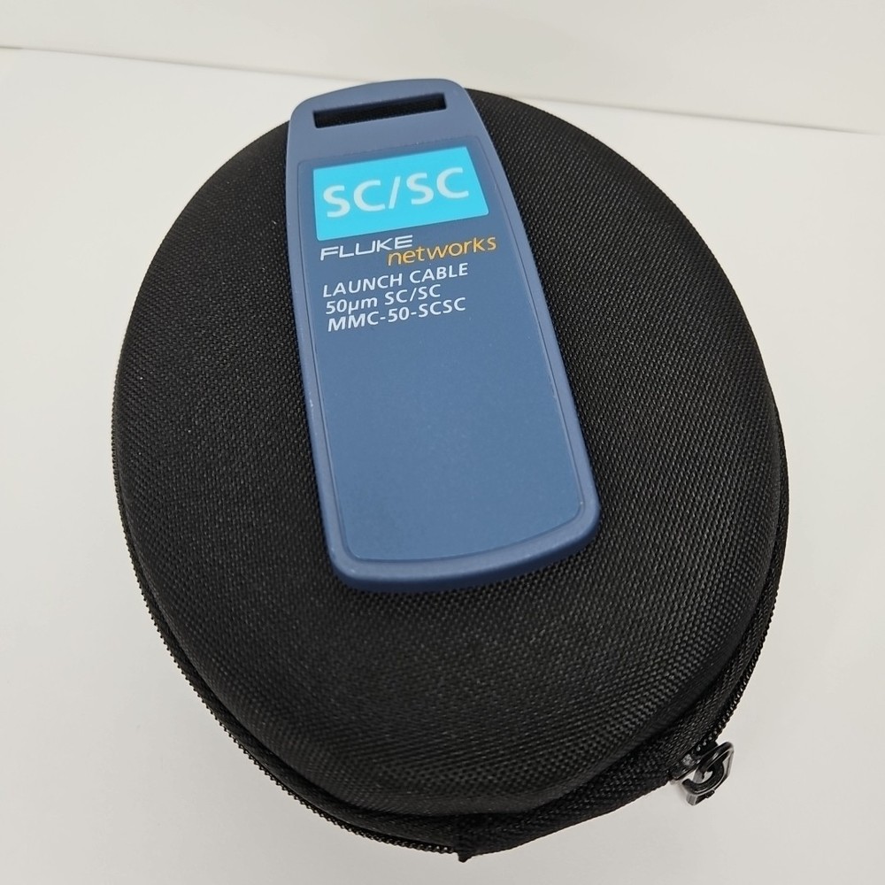 New FLUKE NETWORKS MMC-50-SCSC MULTIMODE SC/SC LAUNCH CABLE Case Wire Plug Case