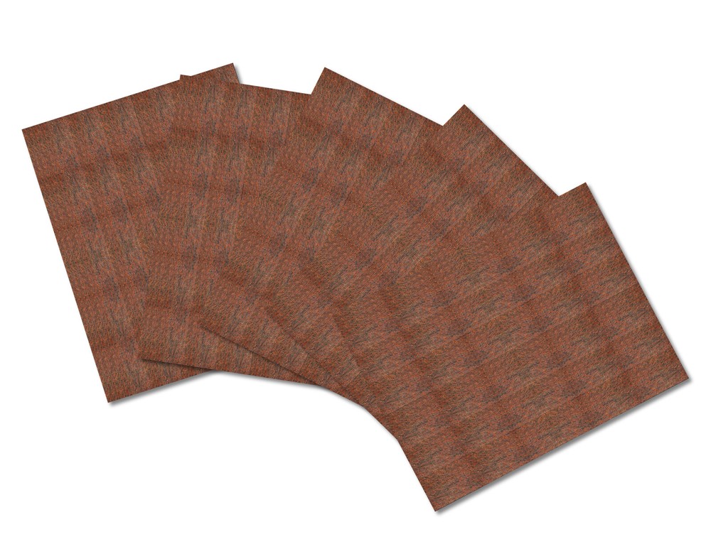 HO Scale Brick Model Train Scenery Sheets –5 Seamless 8.5x11 Dark Calico