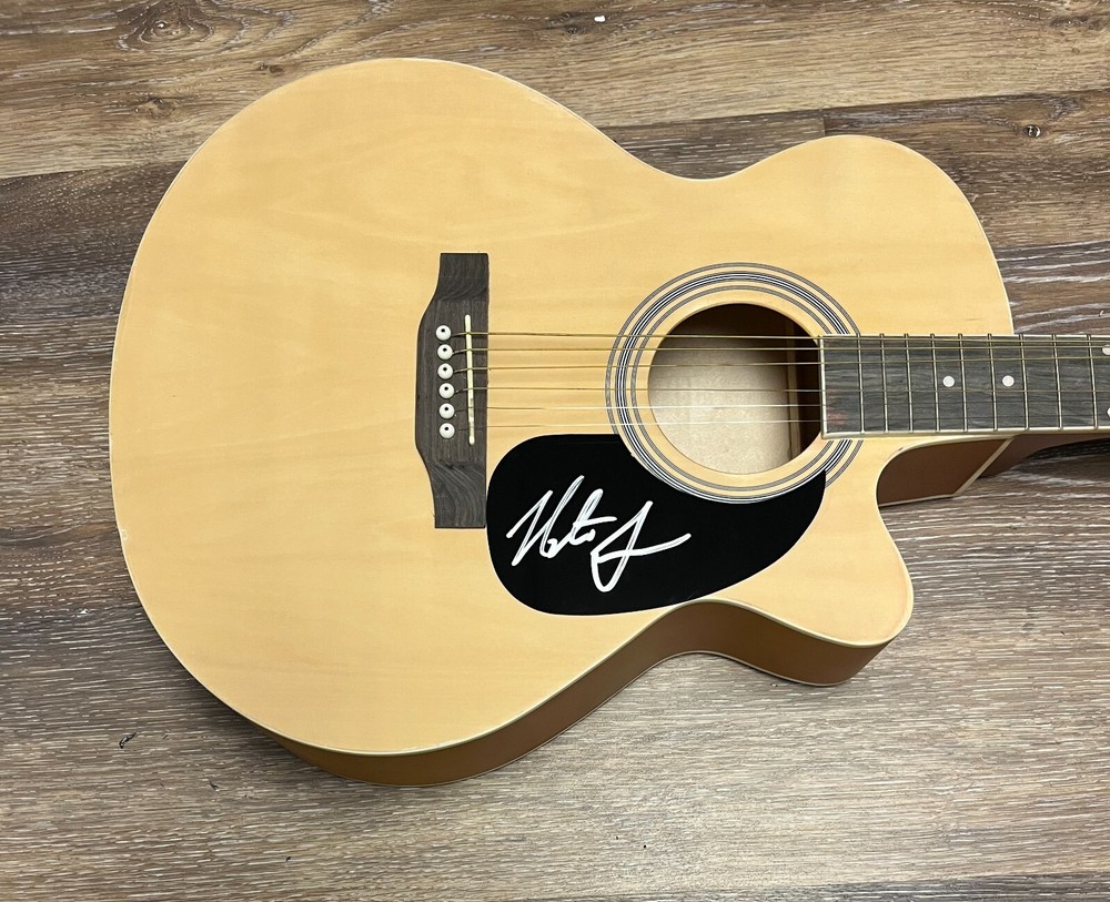 * NATE SMITH * signed acoustic guitar * WILDFIRE *