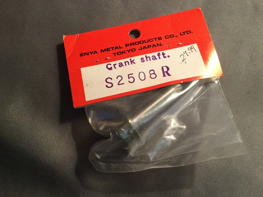 ENYA SS25 BUSHING TYPE CRANKSHAFT REVERSE ROTATION NIP