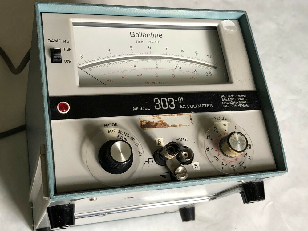 BALLANTINE 303-01,303 MODEL 303-01 AC VOLTMETER CONTROLLER,CD