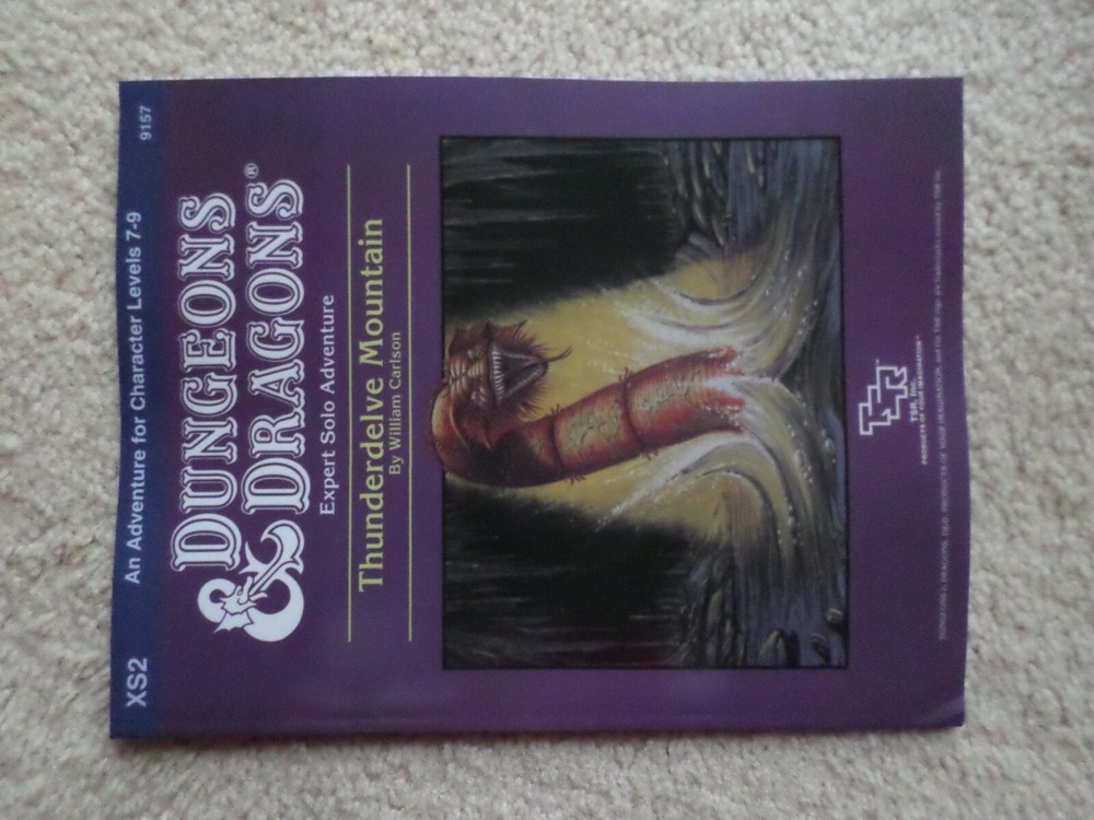 Thunderdelve Mountain   XS2   Dungeons & Dragons   solo adventure module