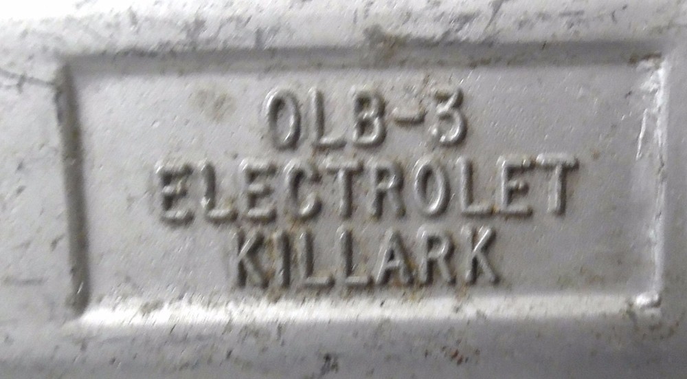 KILLARK CONDUIT BODY OLB-3