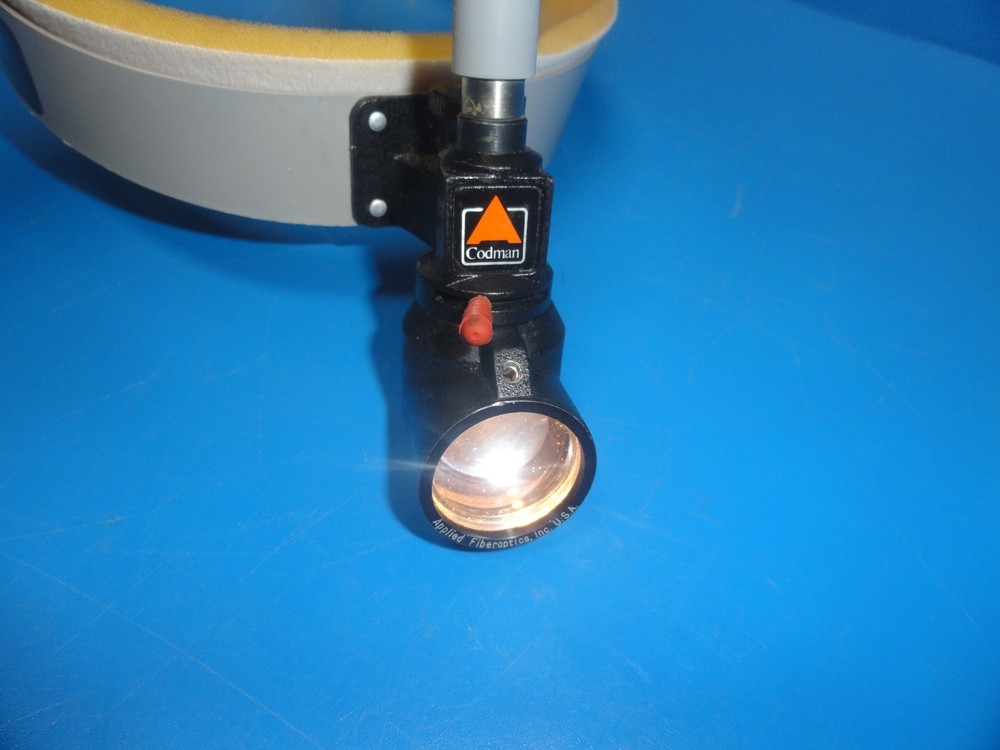 Codman Microsystem Twin Beam Light Source & FO Rotary Headlight ~ 6490
