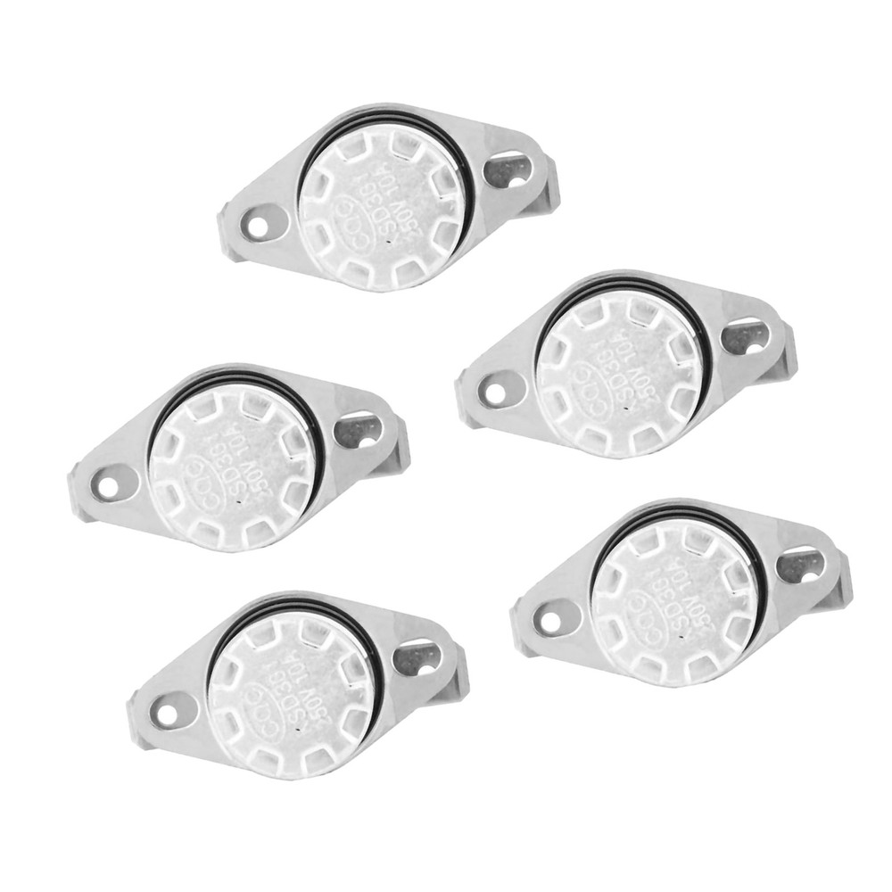 5 Pcs KSD301 Temperature Control Switch For AC250V 10A Recommended