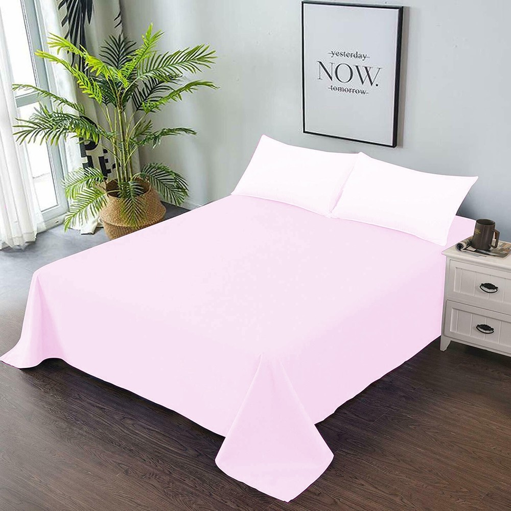Soft Bedding 1000 - 1200 Thread Count Egyptian Cotton Pink Solid Select Item