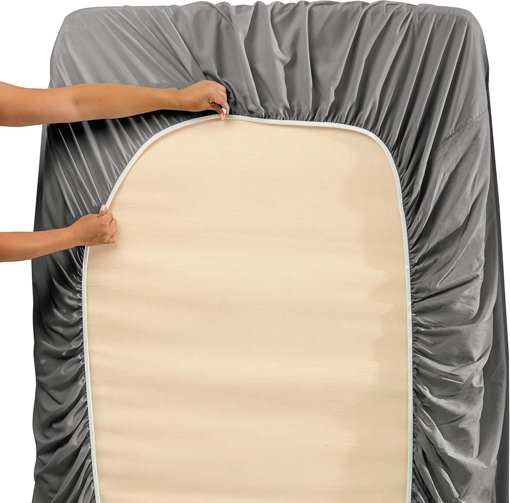 Extra Deep Pocket King Size Sheets Sets - Fits Mattress 18-24 Inches Deep - Extr