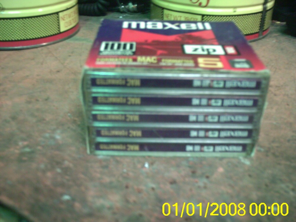 LOT MAXELL 100 ZIP MEGABYTE FORMATE MAC 3.5 FLOPPY DISK