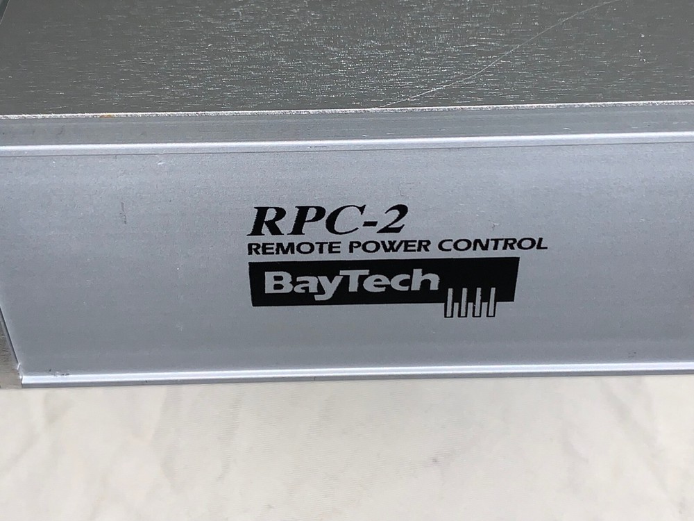 BayTech RPC-2 Rack Mount 1U 6-Outlet Remote Power Control Unit PDU
