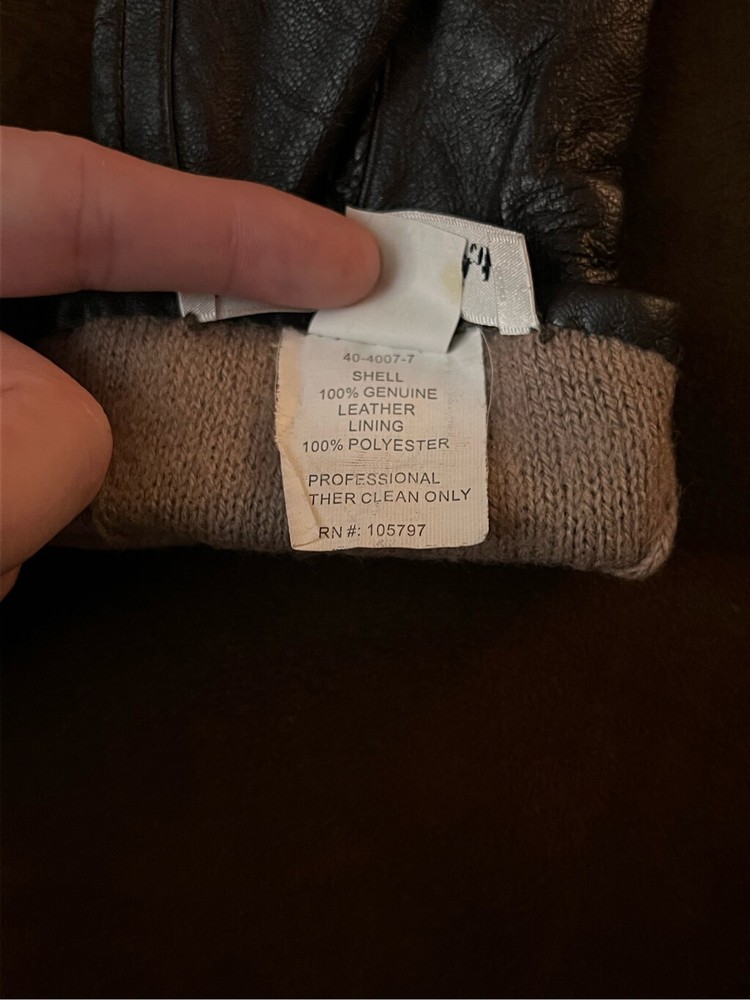 Lakeshore drive leather gloves