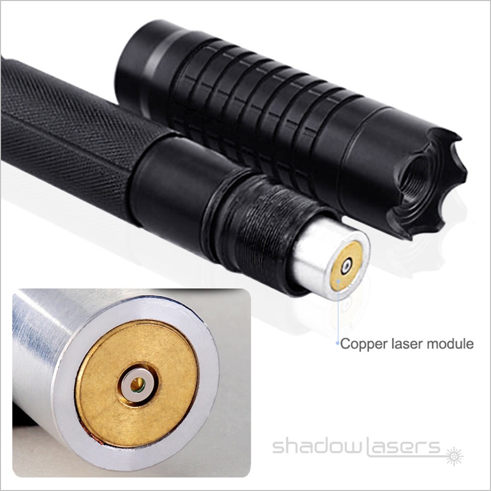 1mw 488nm Cyan Laser pointer Adjustable Focus Visible Beam +Gift Box