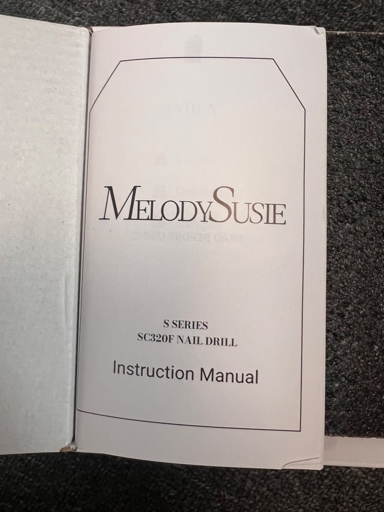 MELODYSUSIE S-C320F RECHARGEABLE NAIL DRILL