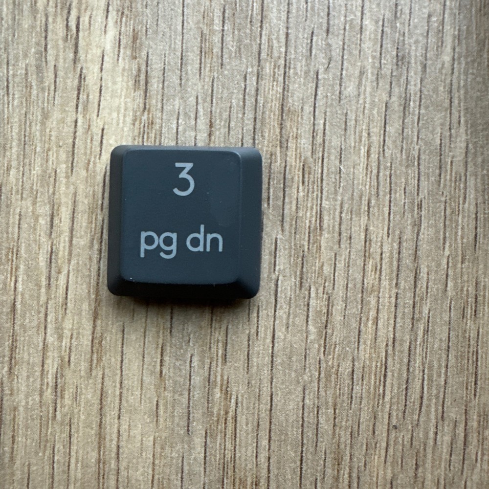 Logitech MX Mechanical Keyboard ~ Replacement Key Keycaps ~ Graphite Gray YR0082