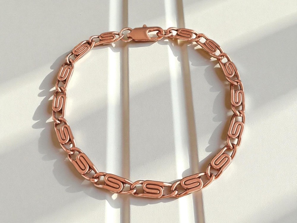Pure Copper Scroll Bracelet • Vintage Style • Adjustable & Plus Sizes Available