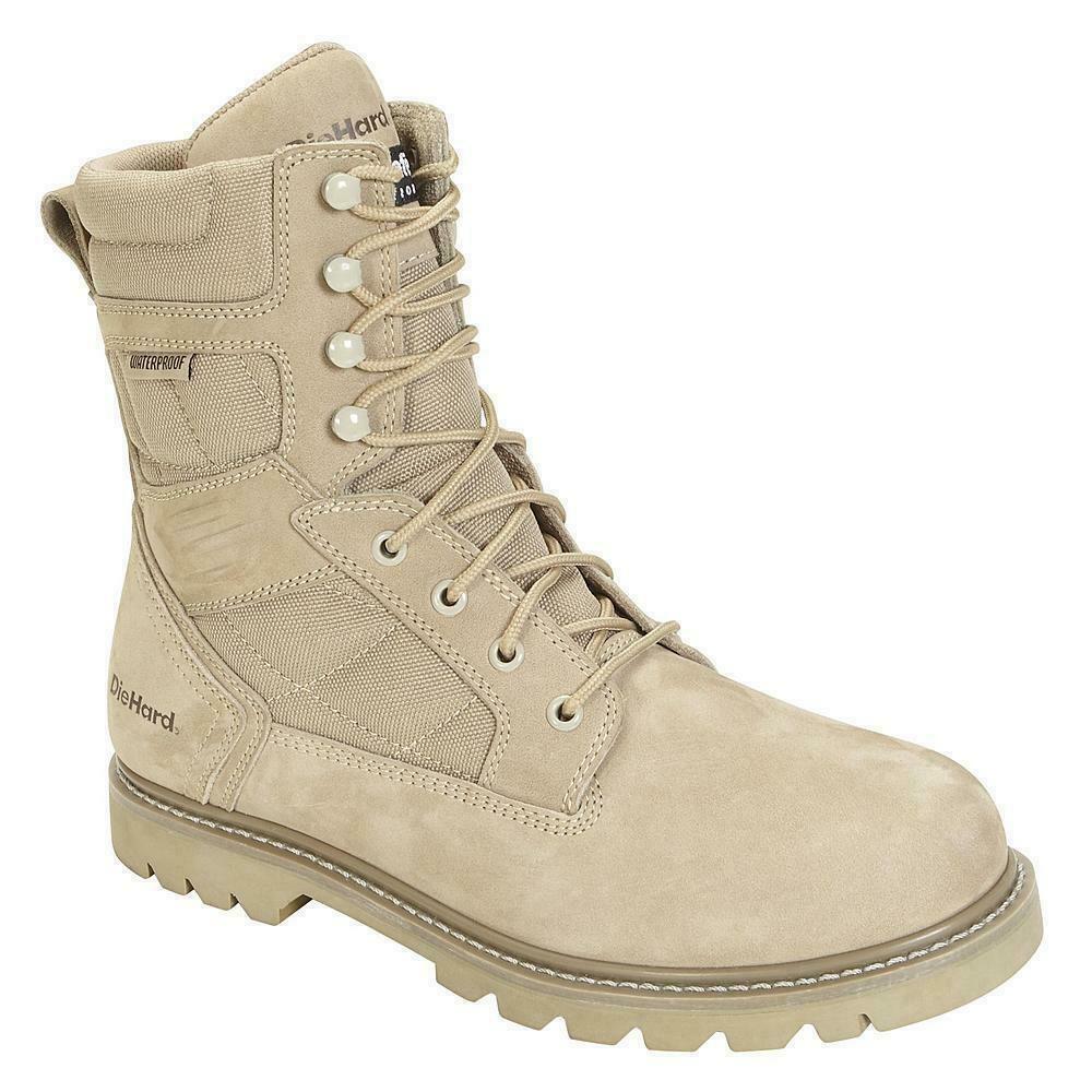 DieHard Men's Insulated Waterproof Soft Toe 8" Work Boot - Tan