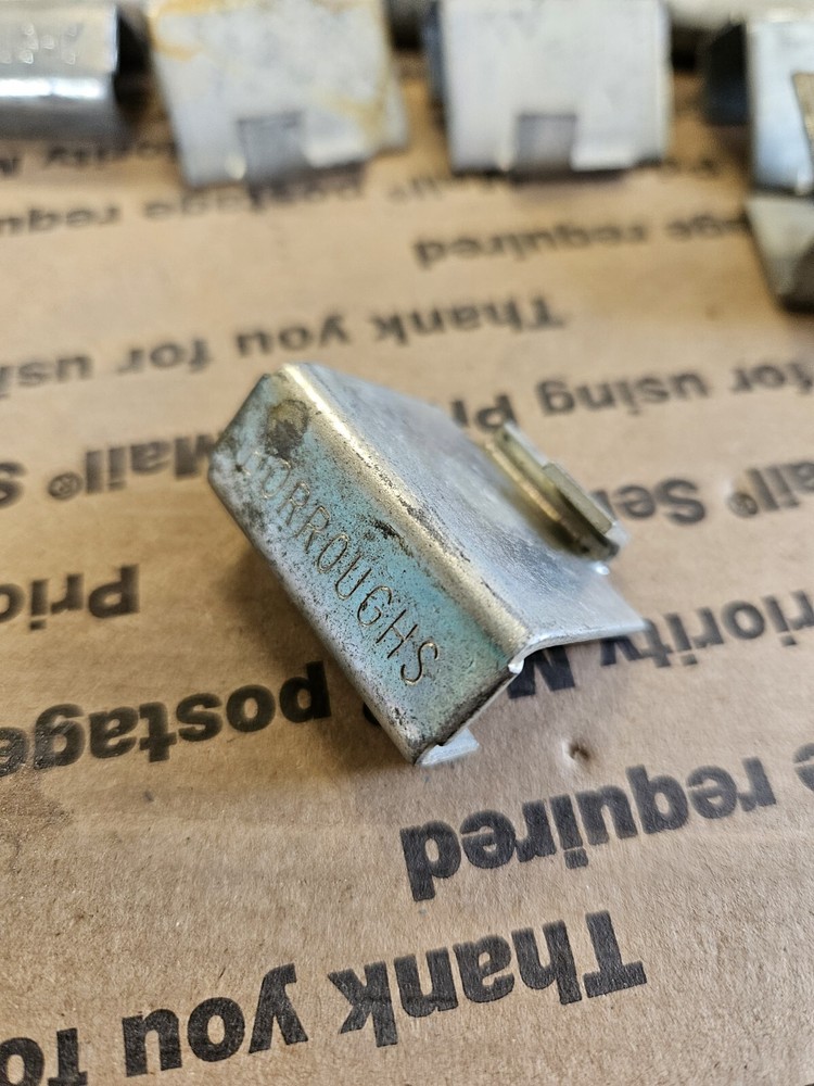 Bourroughs Adjustable Steel Pilaster Shelf Support Clips, LOT