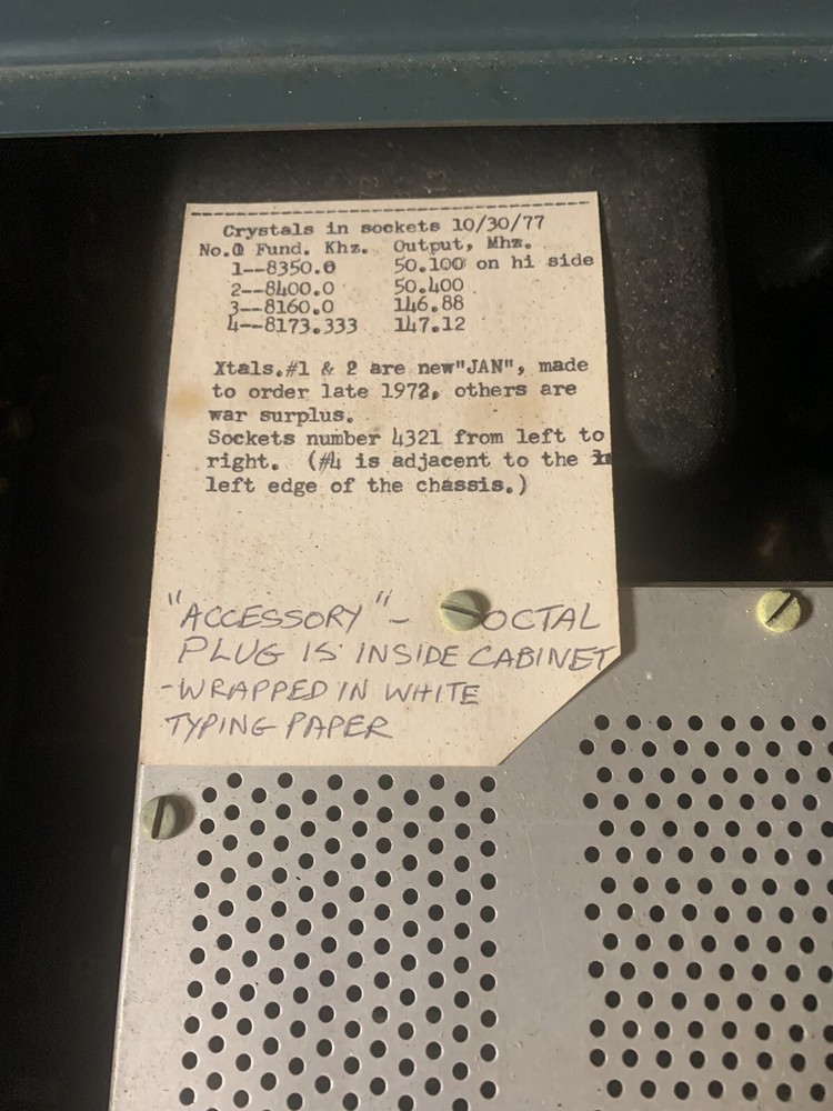 HEATKIT SENECA VHF -1 VINTAGE TRANSMITTER UNTESTED NO SHIPPING