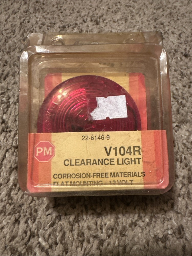 Peterson PM M104R Trailer Red Round Clearance Light
