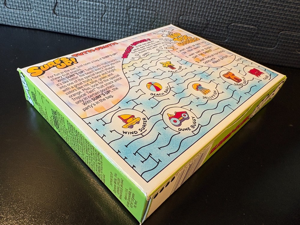 Surfs Up fruit snacks - Empty custom design display box