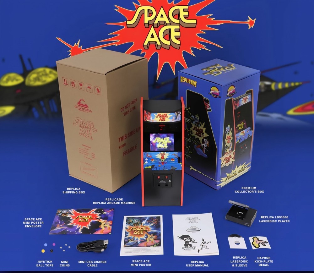 Replicade - SPACE ACE -  Arcade Red Conversion Kit - New Wave Toys  1/6 Scale
