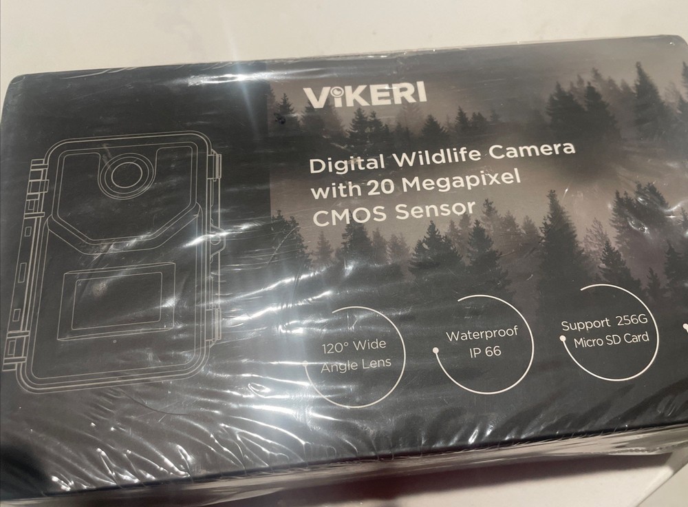 Vikeri Digital Wildlife Camera 20 Megapixel CMOS Sensor-  Trail Camera Sealed